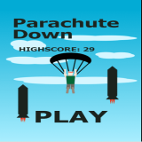 parachute down